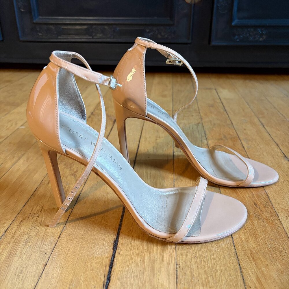 Stuart Weitzman Patent Leather D'Orsay Pumps